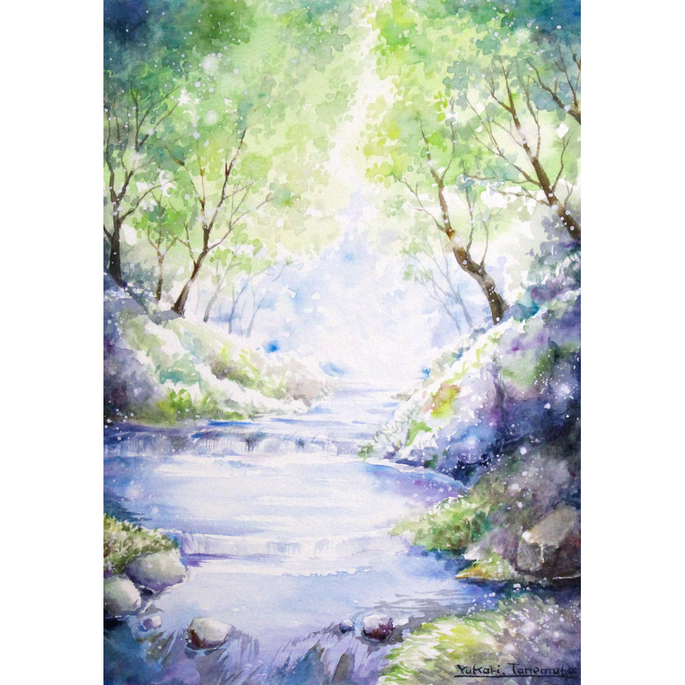 水音 | Yukari.Tanemura ｜インテリア絵画 アートの専門通販