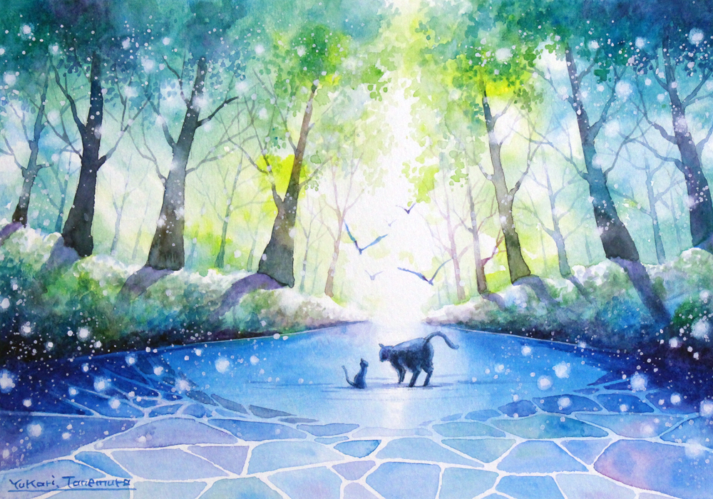 森のさざめき | Yukari.Tanemura ｜インテリア絵画 アートの専門通販