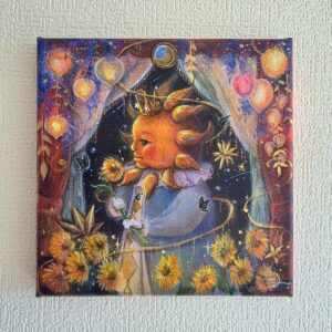 アクリル原画】 月夜に夢をみる少女のストーリー〜月音〜 | 棉月 水