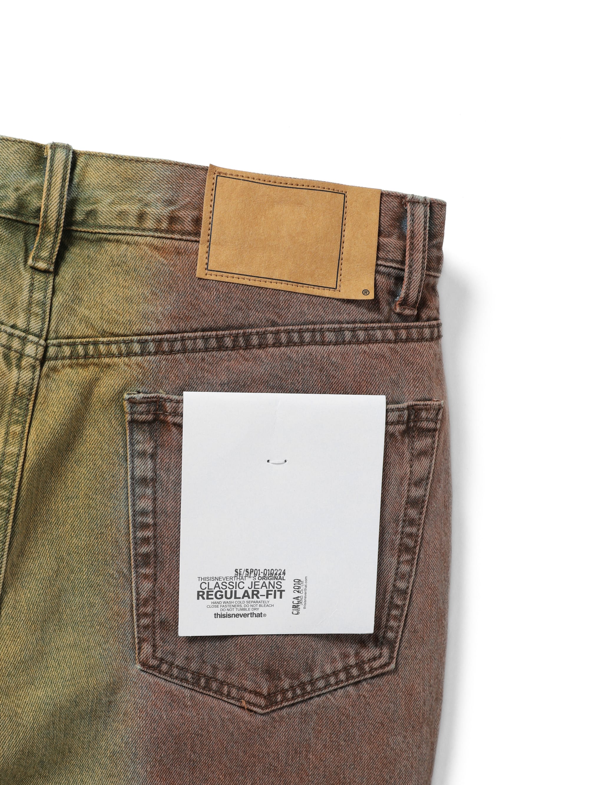 SS25)Regular Jeans – thisisneverthat® JP