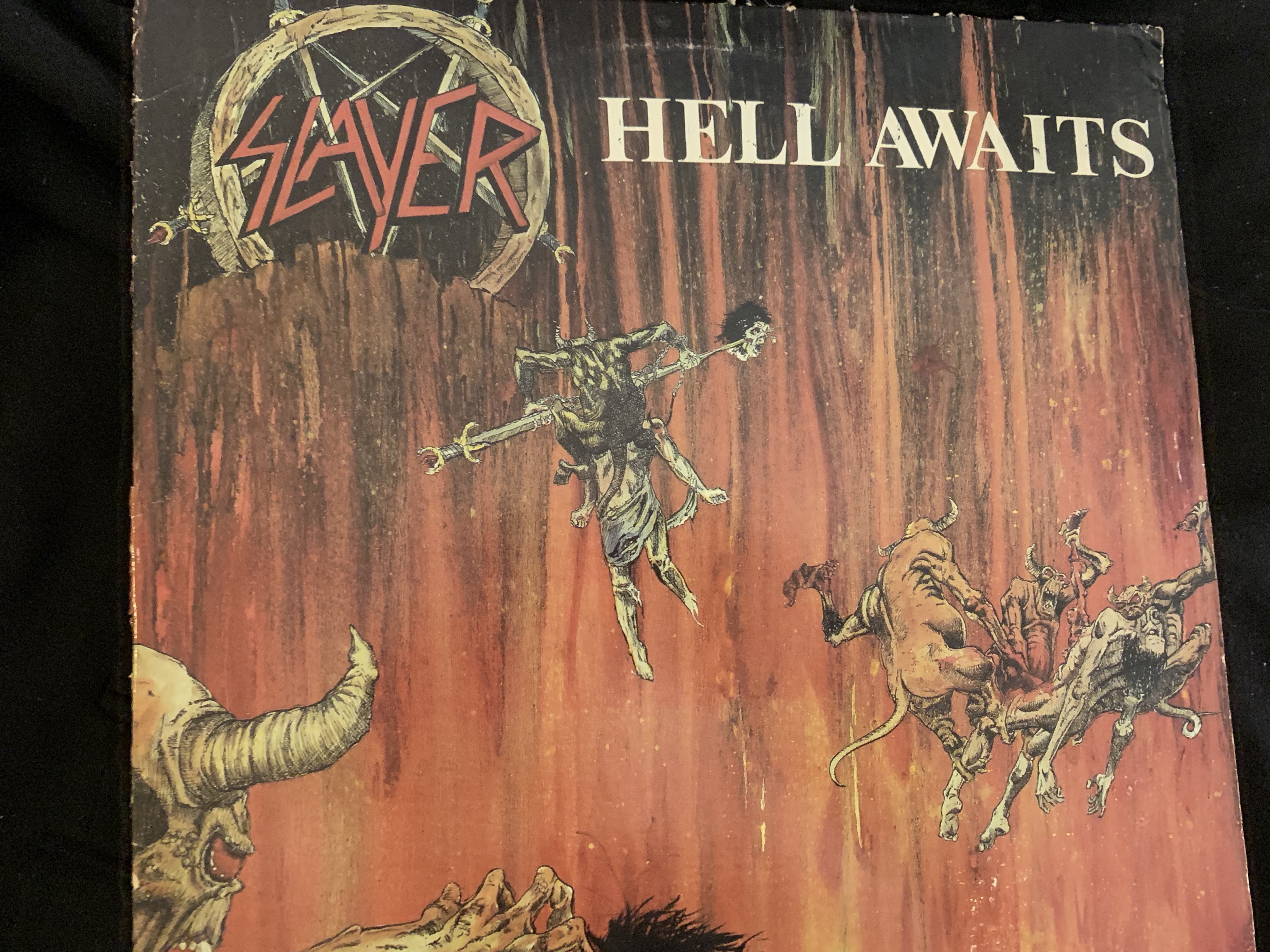 Slayer ‎– Hell Awaits LP Metal Blade Records ‎MBR 1040 - Thrash