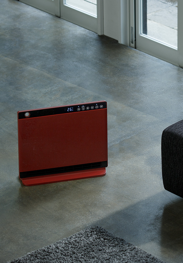 HEAT WIDE SLIM（人感/室温センサー付 大風量パネルセラミックヒーター