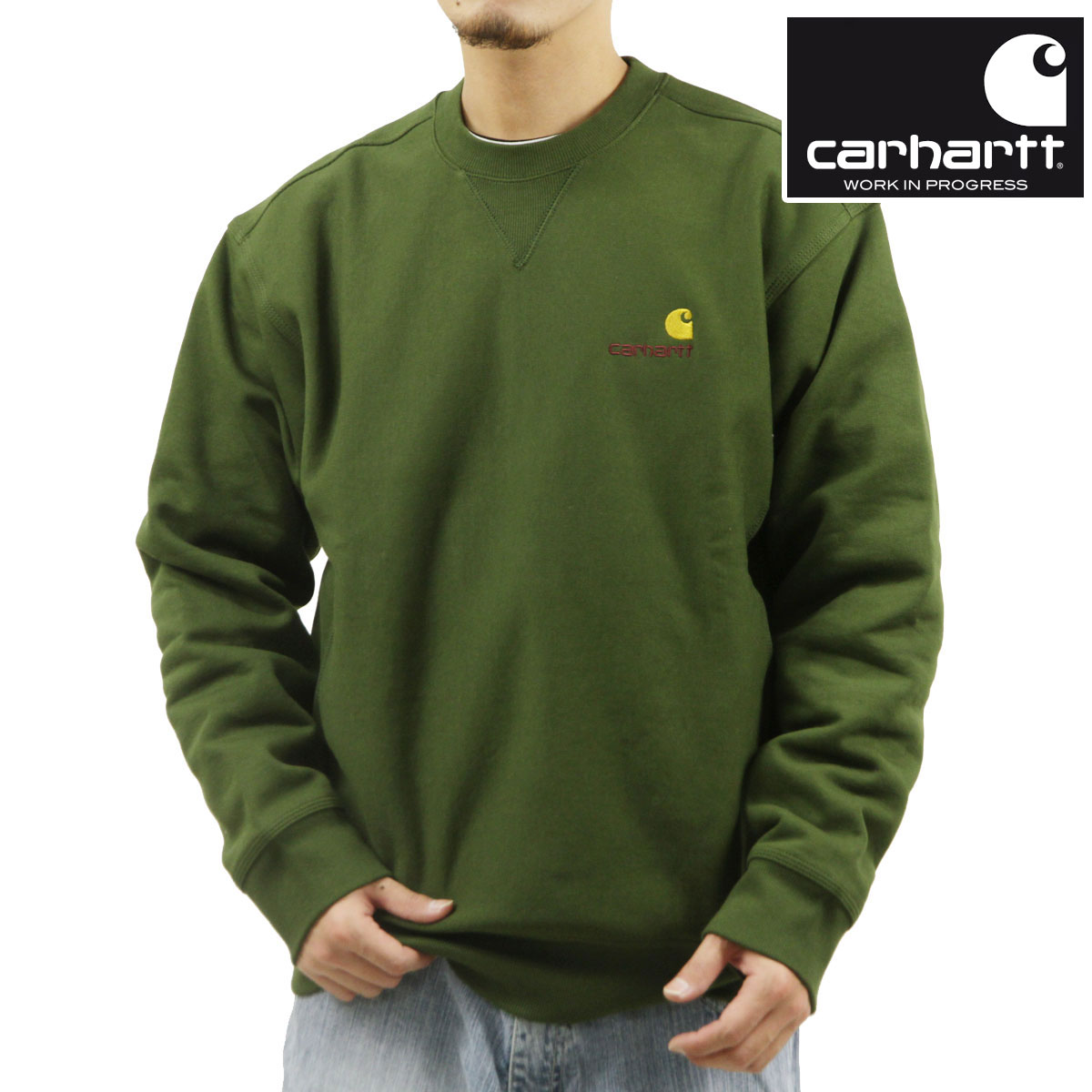 楽天市場】CARHARTT（カラーカーキグリーン）（スウェット・トレーナー