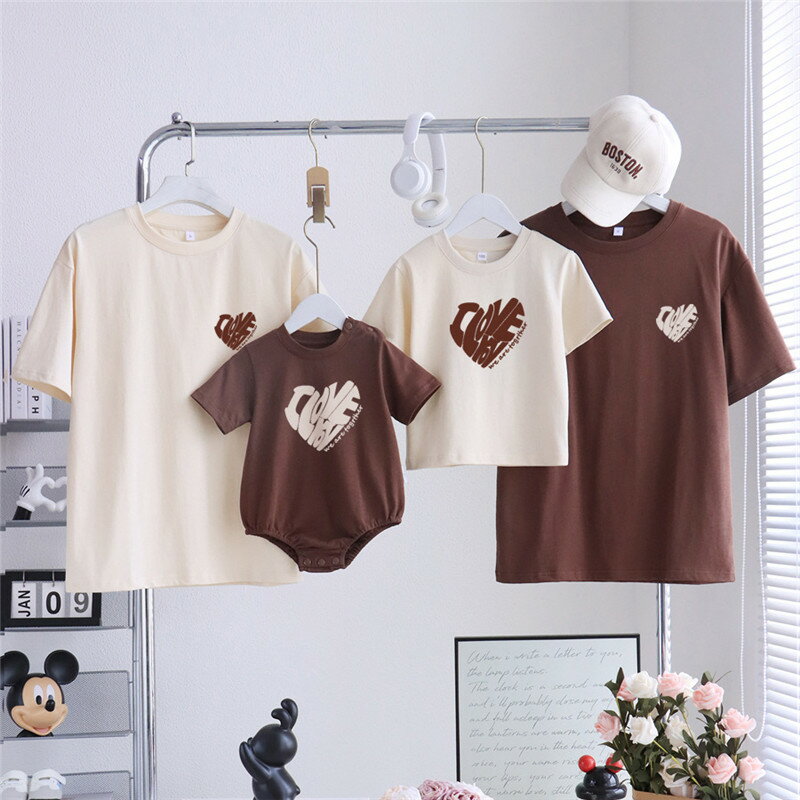 楽天市場】家族 お揃い tシャツ（キッズ・ベビーのサイズ（cm）80