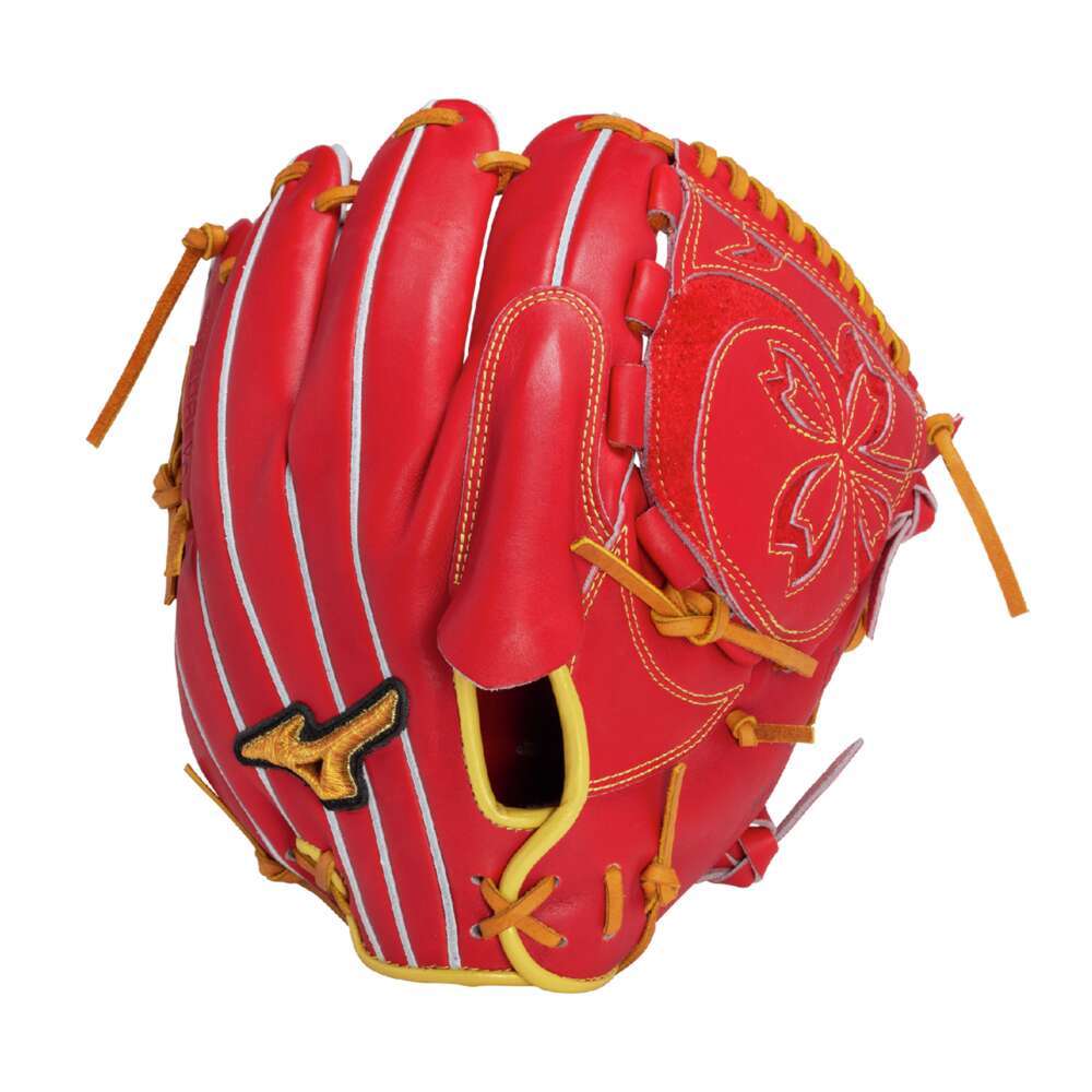 楽天市場】ミズノ グローブ 軟式投手用（カラーレッド）の通販