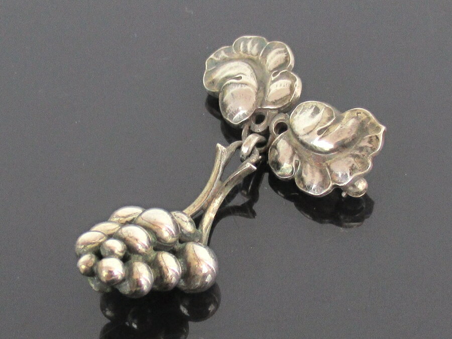 楽天市場】ジョージジェンセンブローチ 葡萄の通販