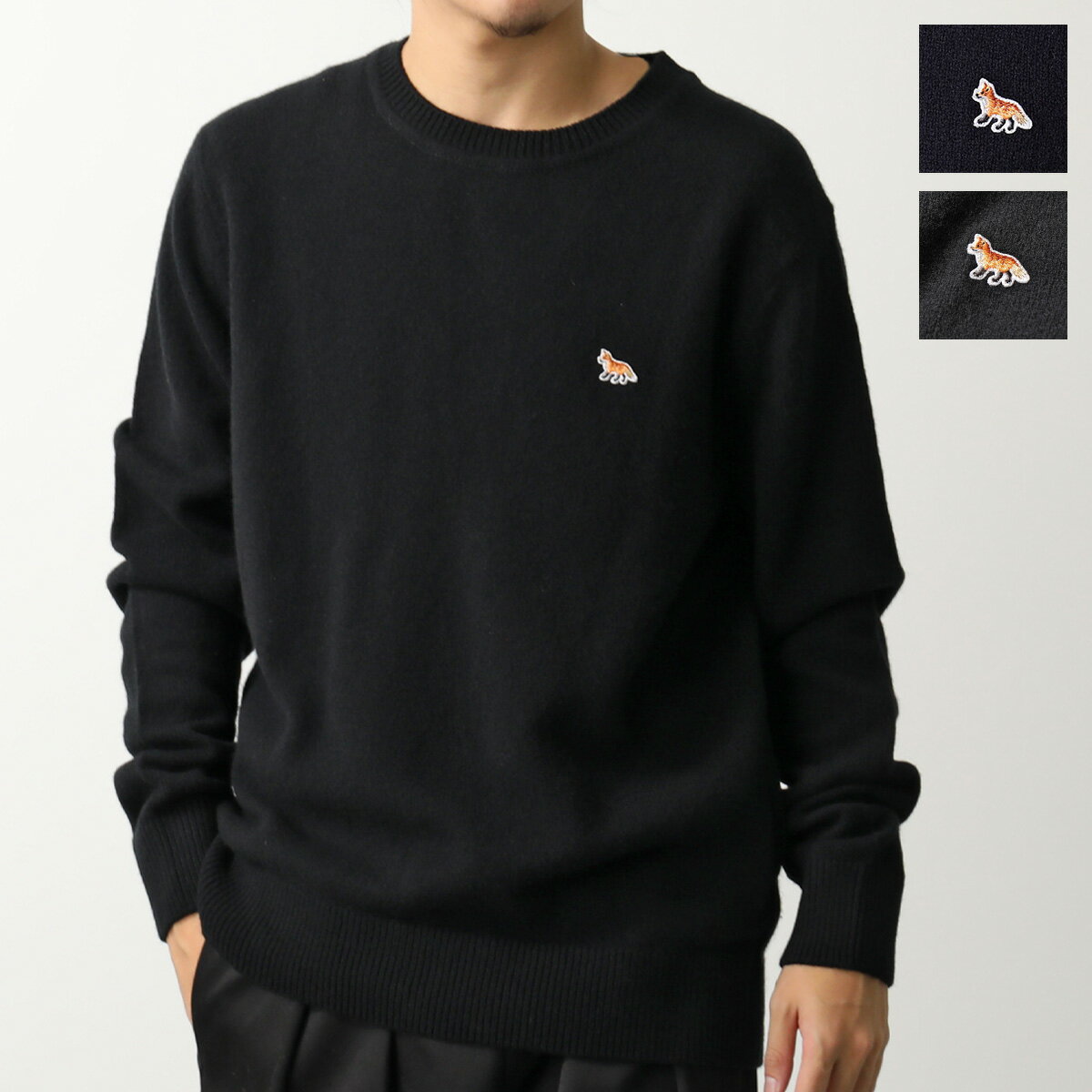 楽天市場】kitsune（カラーネイビー）（ニット・セーター｜トップス