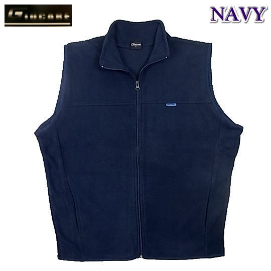 楽天市場】フリース ベスト（カラーネイビー）（メンズファッション