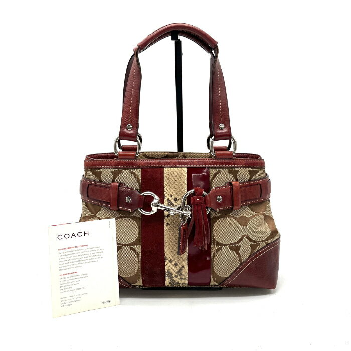 楽天市場】コーチ パイソン（ハンドバッグ｜レディースバッグ