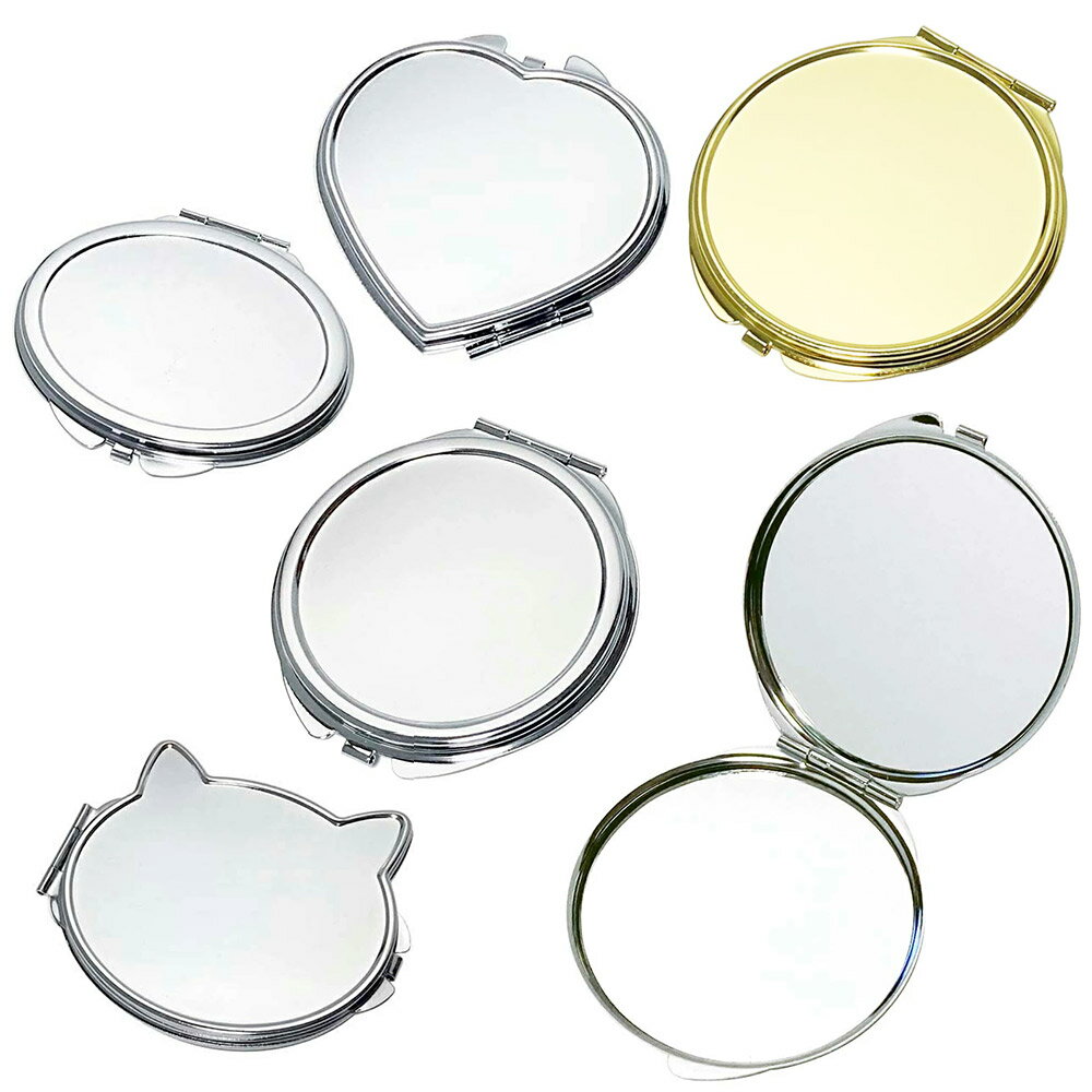 楽天市場】コンパクト ミラー シルバーの通販