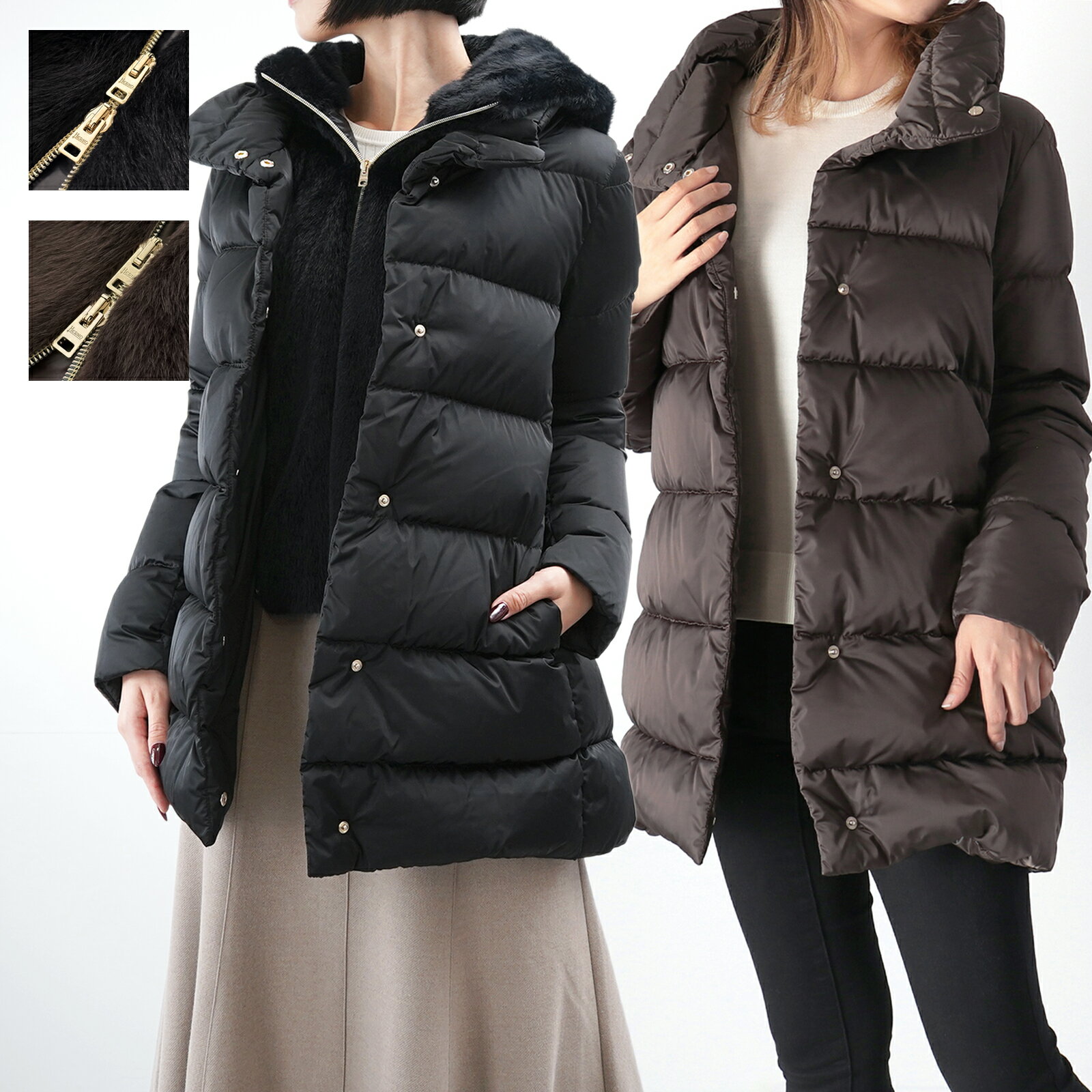 楽天市場】ヘルノ ブラウン ダウンの通販