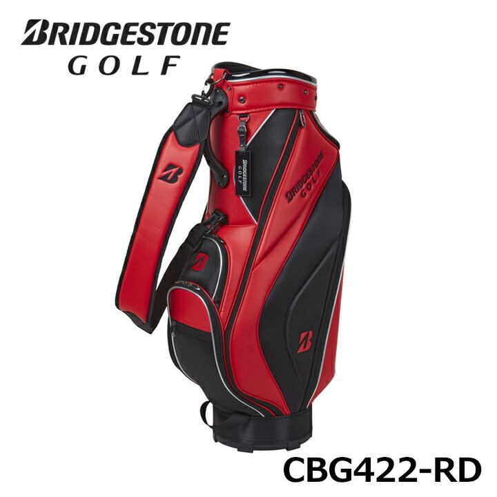 BRIDGESTONE GOLF キャディバッグ 赤黒白 BRIDGESTONE GOLF キャディ