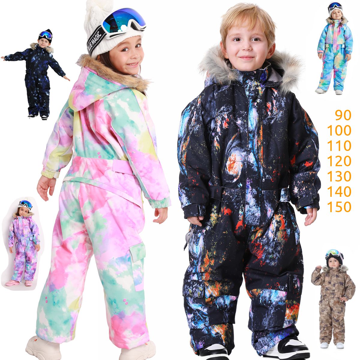 120サイズ｜つなぎタイプなど！防寒対策ばっちりなキッズスノボー