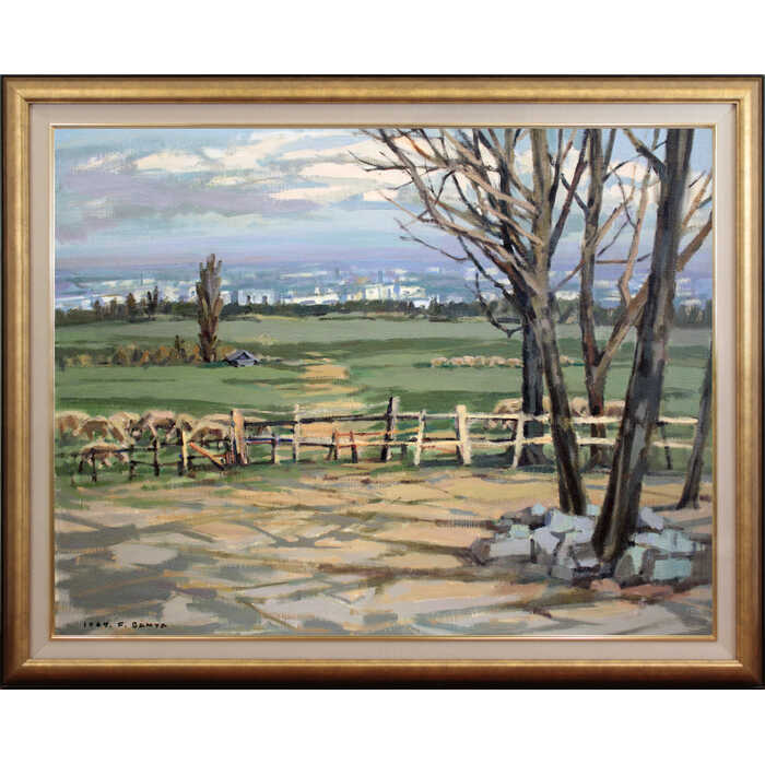 自作絵画 長閑な午後 油彩画 自作絵画 長閑な午後 油彩画 自作絵画