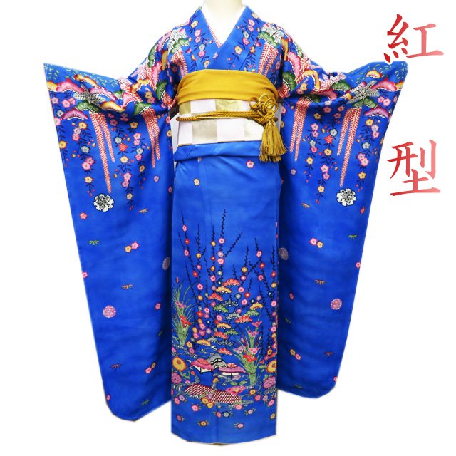 楽天市場】琉球紅型 着物（種類（着物）振袖）の通販