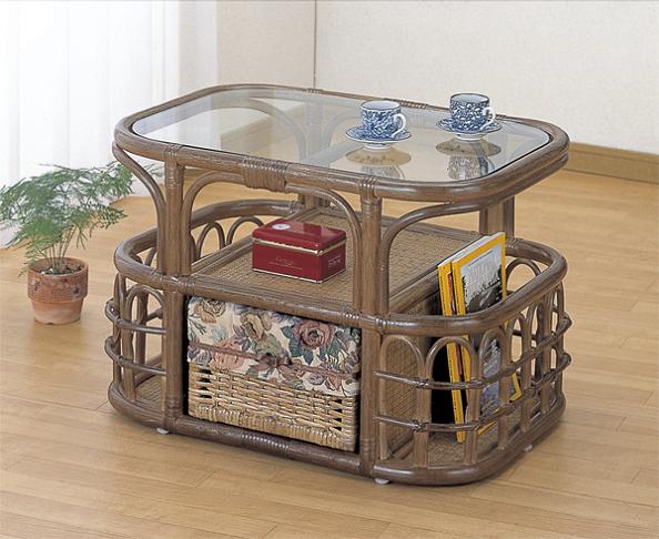 楽天市場】籐製 ラタン（センターテーブル・ローテーブル｜テーブル