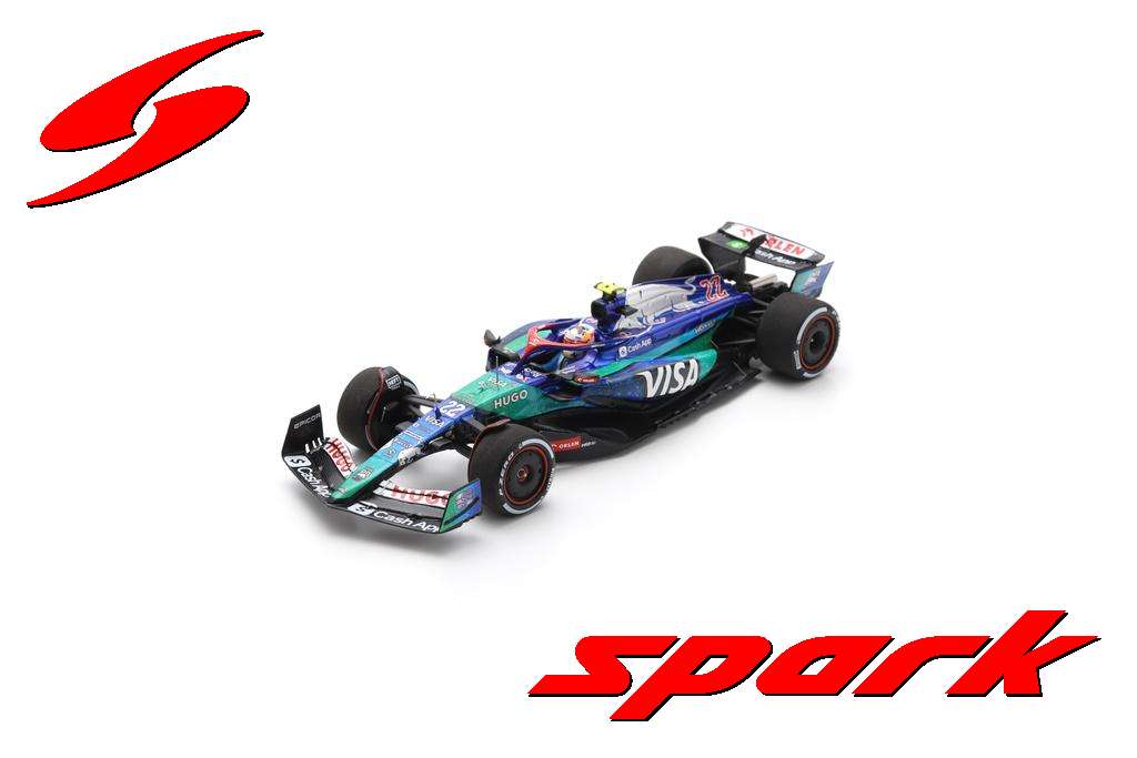F1 ミニカー 1/43 角田裕毅 4台セット PMA Spark F1 ミニカー 1/43