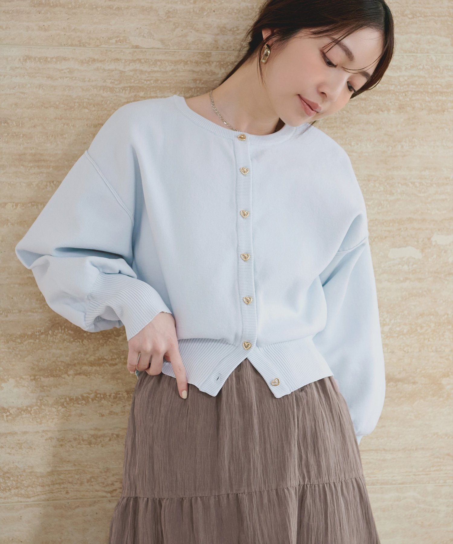 楽天市場】ハート（カーディガン・ボレロ｜トップス）：レディース