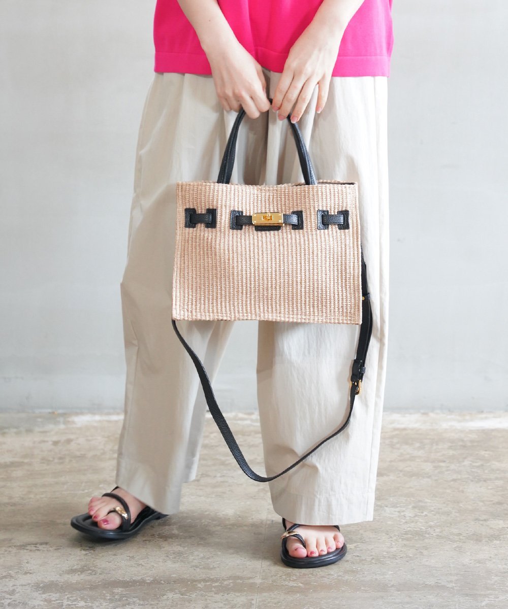 楽天市場】ヴィオラドーロ 2way ラフィアの通販