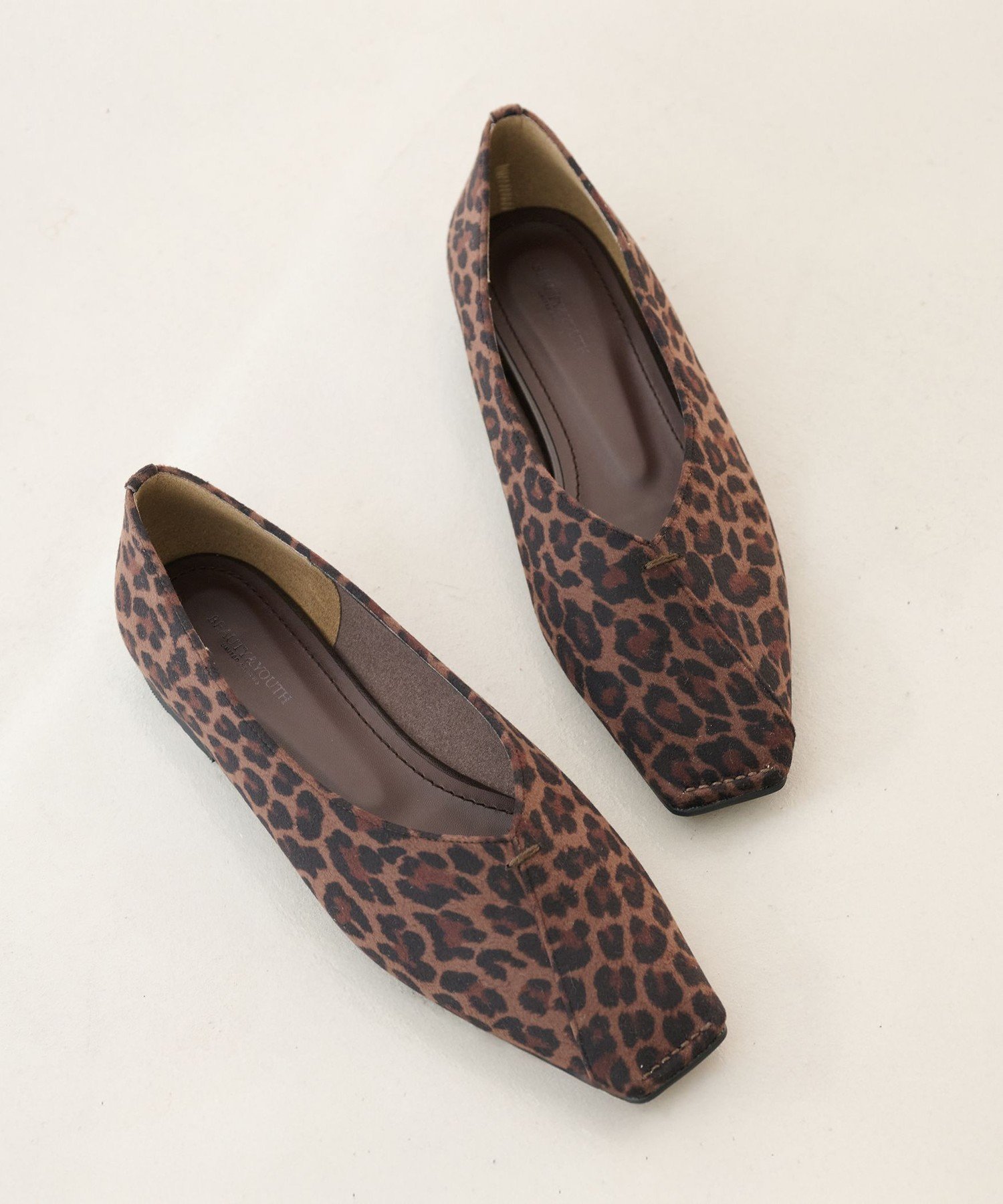 楽天市場】レオパード フラットシューズ（靴）の通販