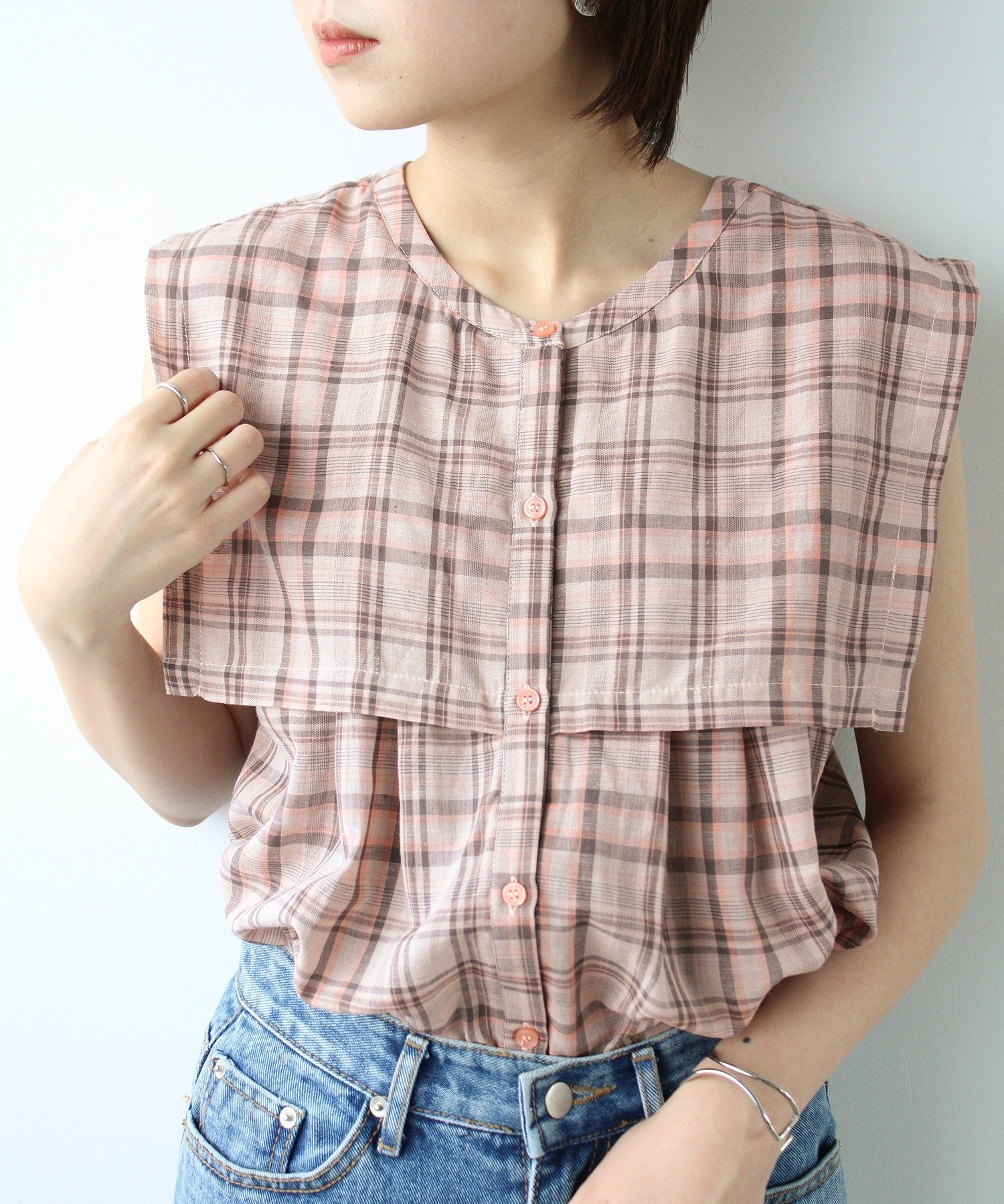 楽天市場】セーラー（柄チェック）（シャツ・ブラウス｜トップス