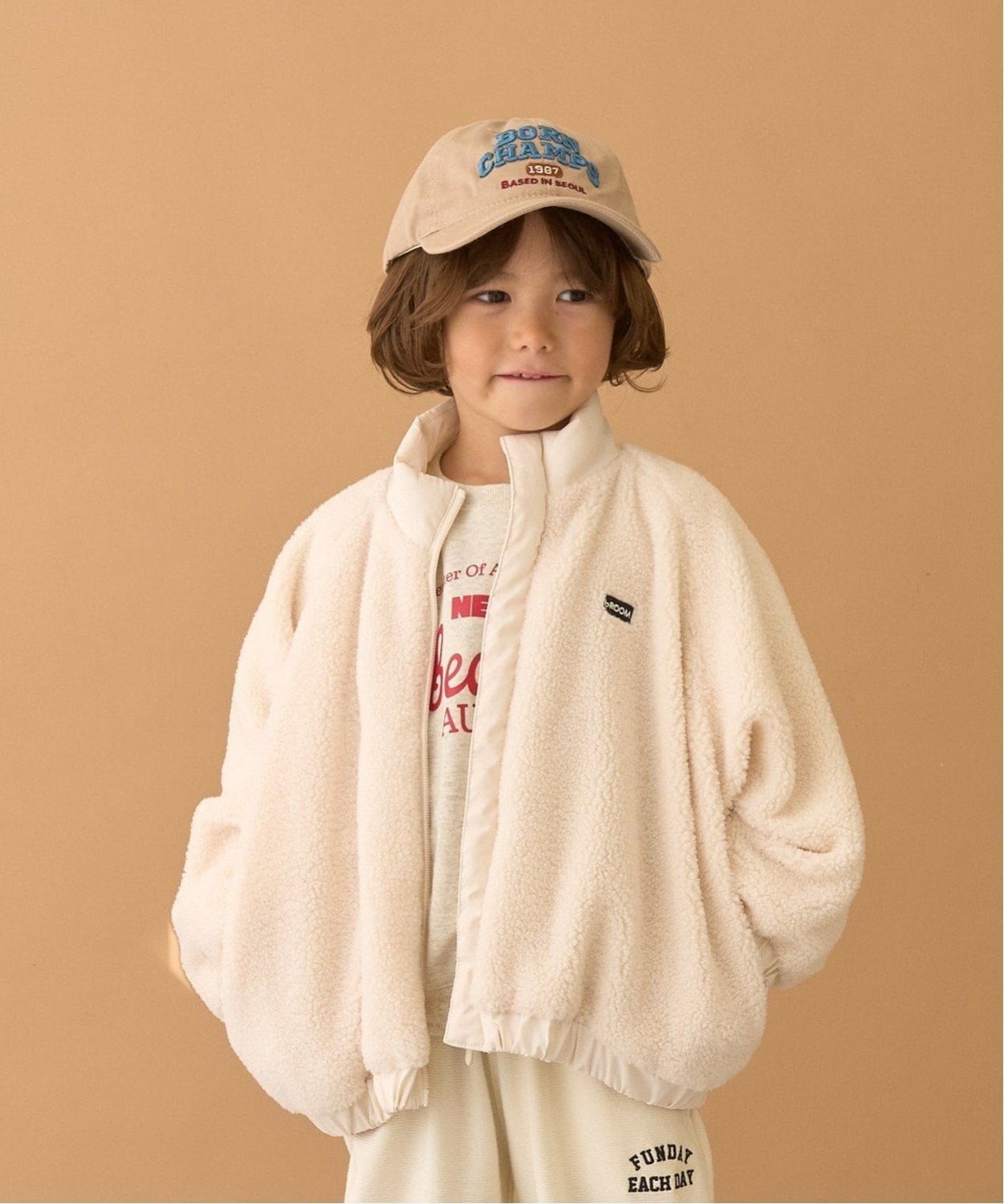 楽天市場】ボア ブルゾン（キッズ・ベビー・マタニティ）の通販