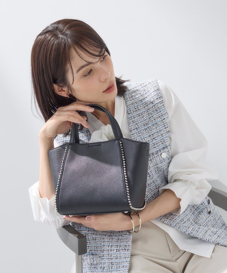 楽天市場】スタッズ バッグ（カラーブラック）（バッグ・小物