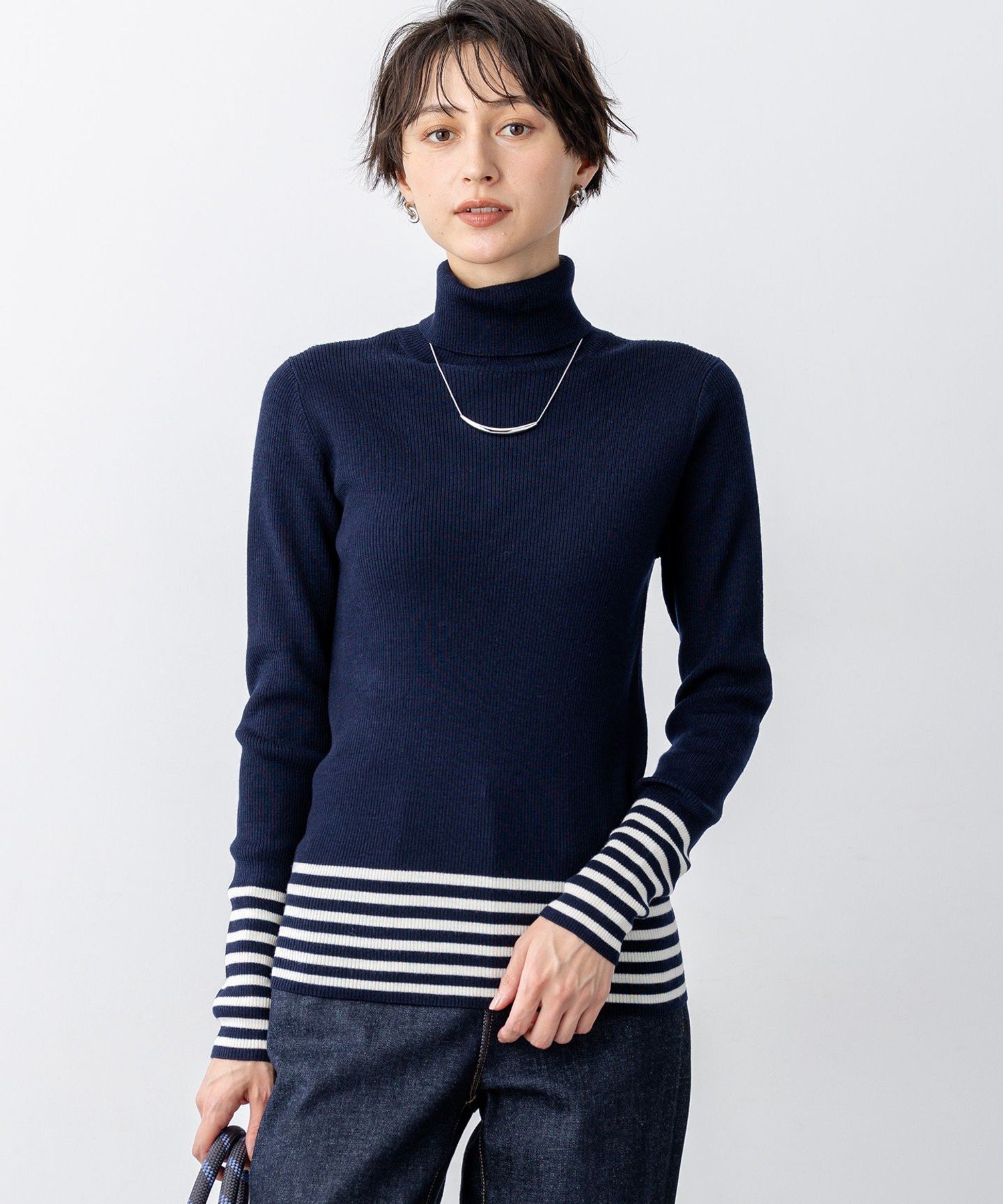 楽天市場】ボーダー（ブランド23区）（ニット・セーター｜トップス