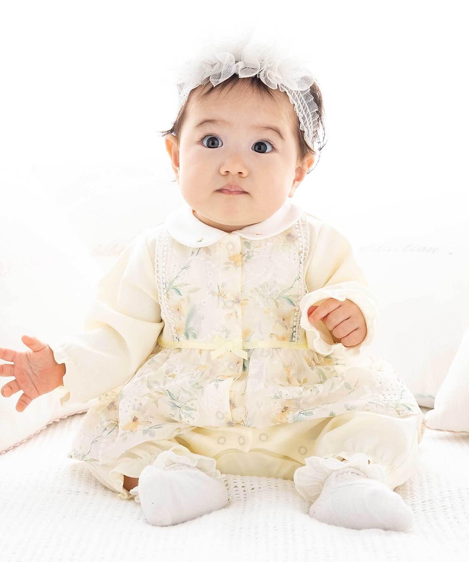 楽天市場】花柄 ロンパース（ブランドベベ）（キッズ・ベビー