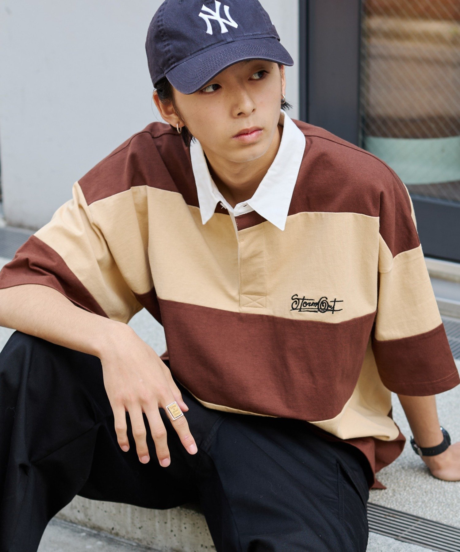 楽天市場】ラガーシャツ（柄ワンポイント）の通販