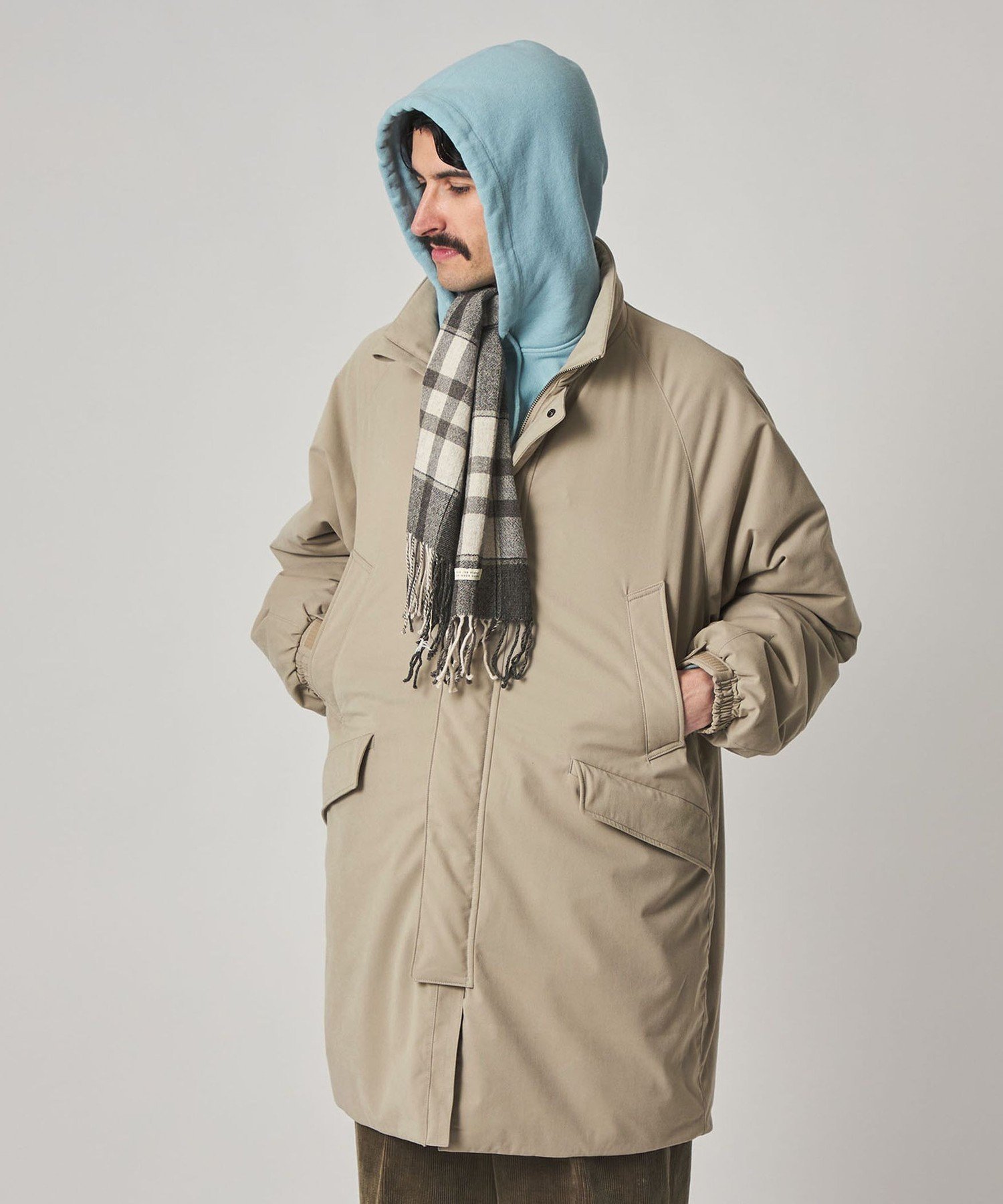 楽天市場】モッズコート（カラーホワイト）（メンズファッション）の通販