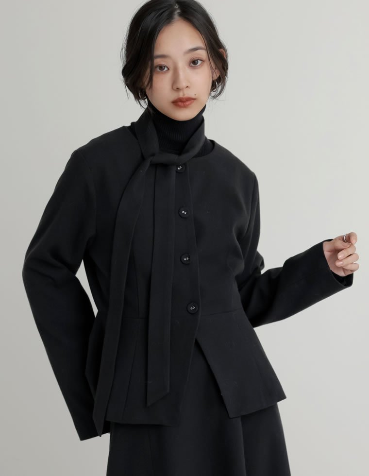 楽天市場】ウールライクノーカラージャケットの通販