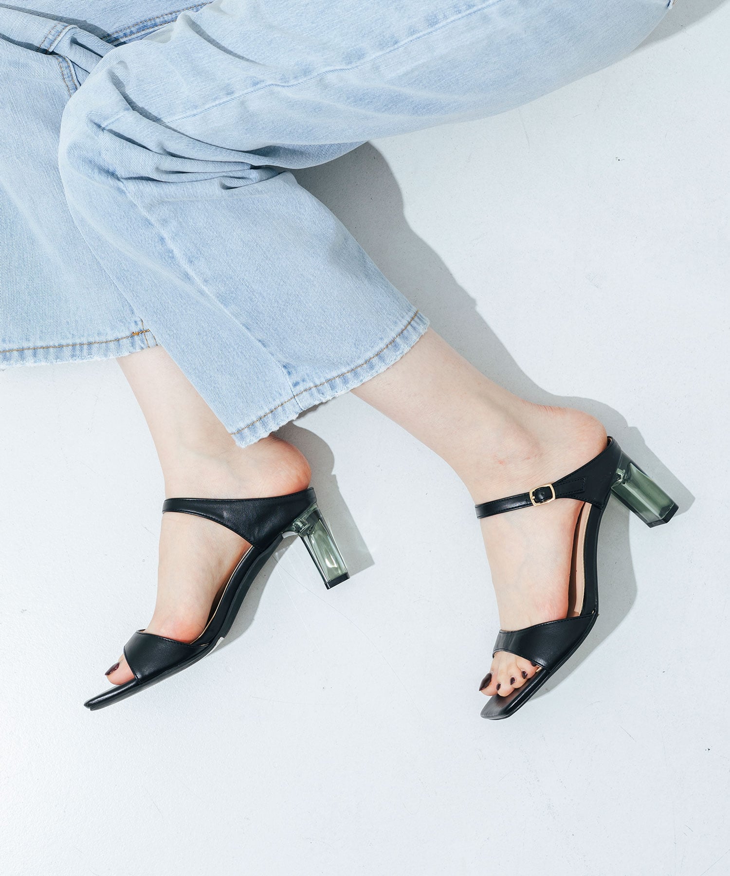 楽天市場】evol クリアヒールの通販