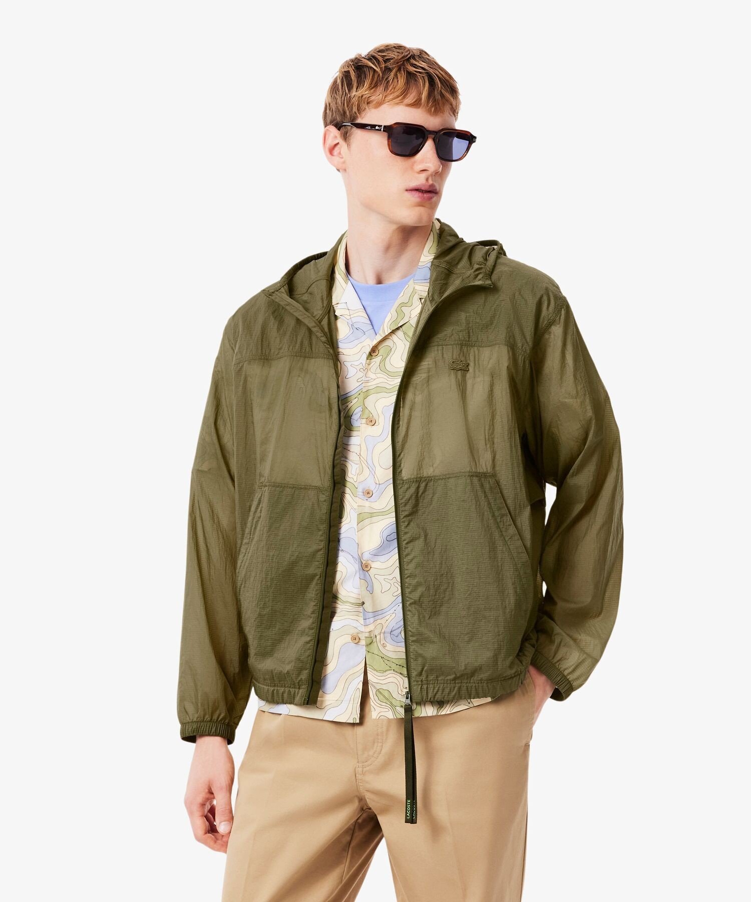 楽天市場】LACOSTE ナイロンジャケットの通販