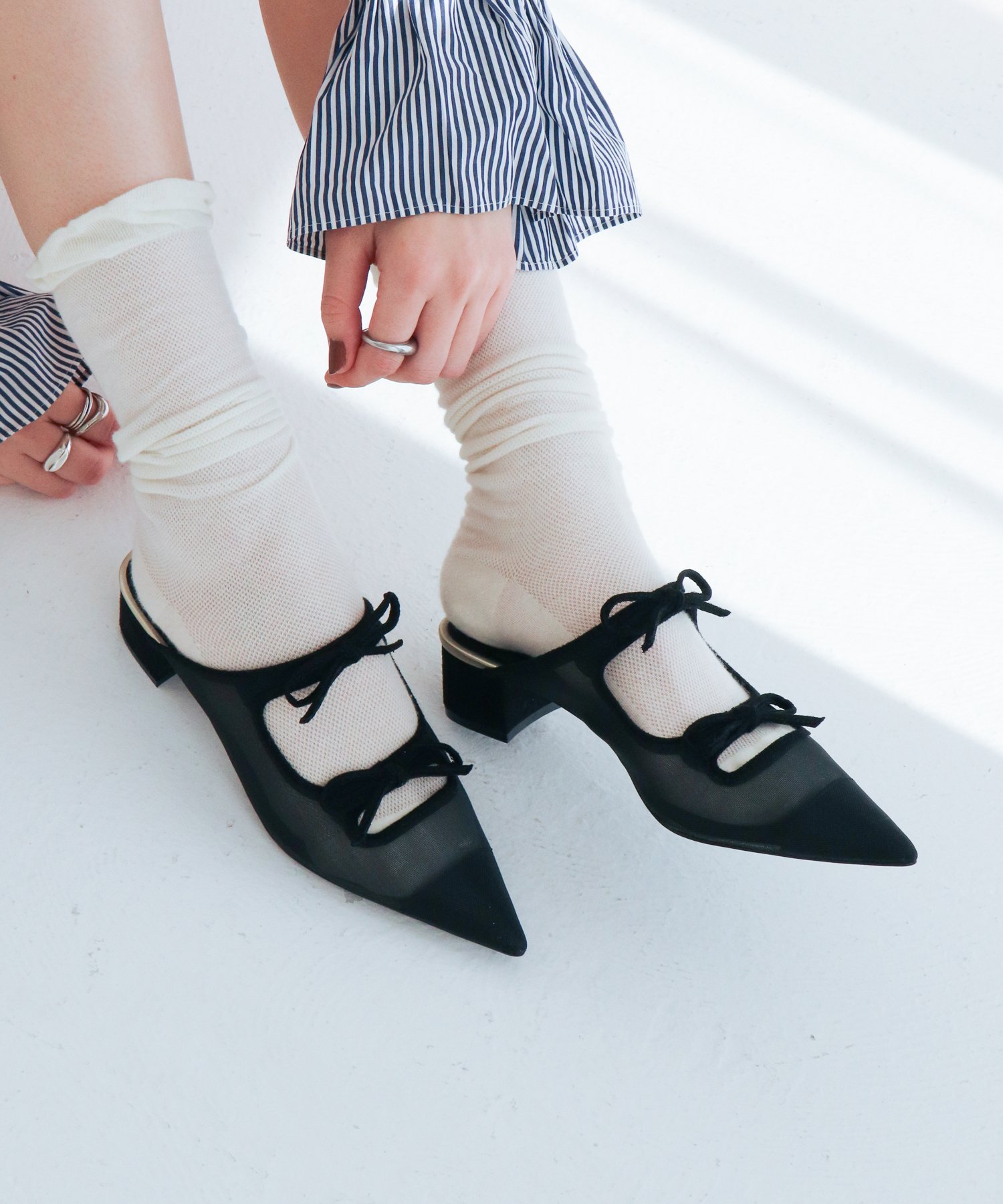 楽天市場】リボン（ミュール｜レディース靴）：靴の通販