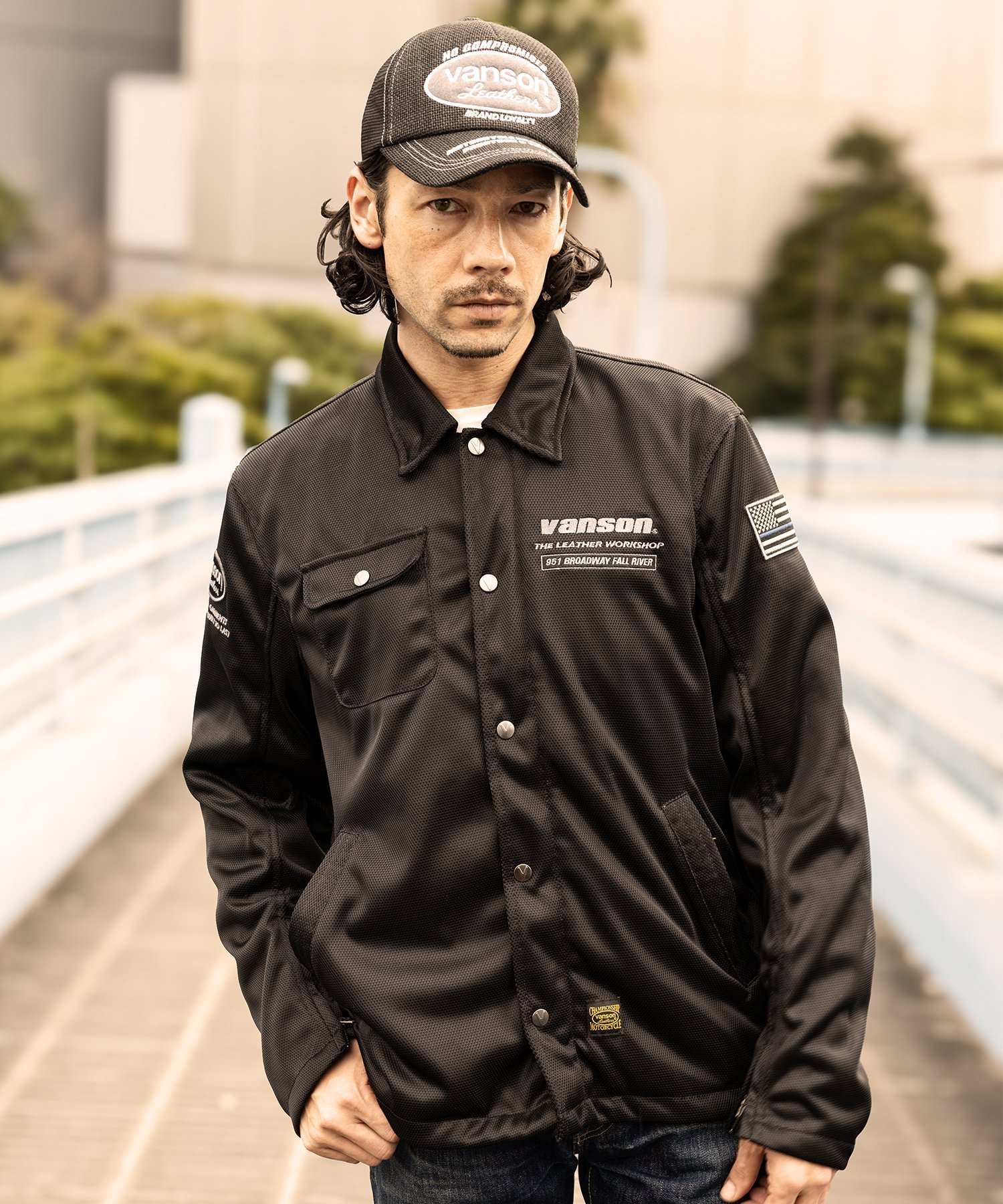 楽天市場】バンソン メッシュジャケット VANSONの通販