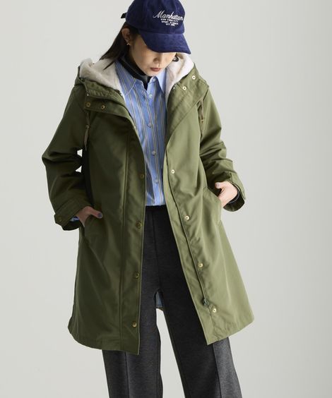 楽天市場】モッズコート（カラーグリーン）（コート・ジャケット