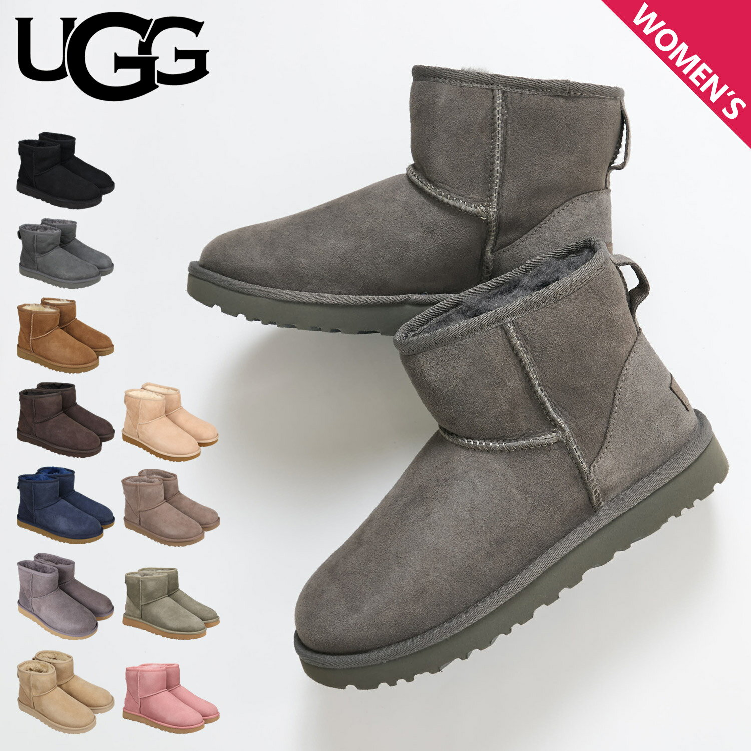 楽天市場】ugg ムートンブーツ メンズ（カラーグレー）（レディース靴