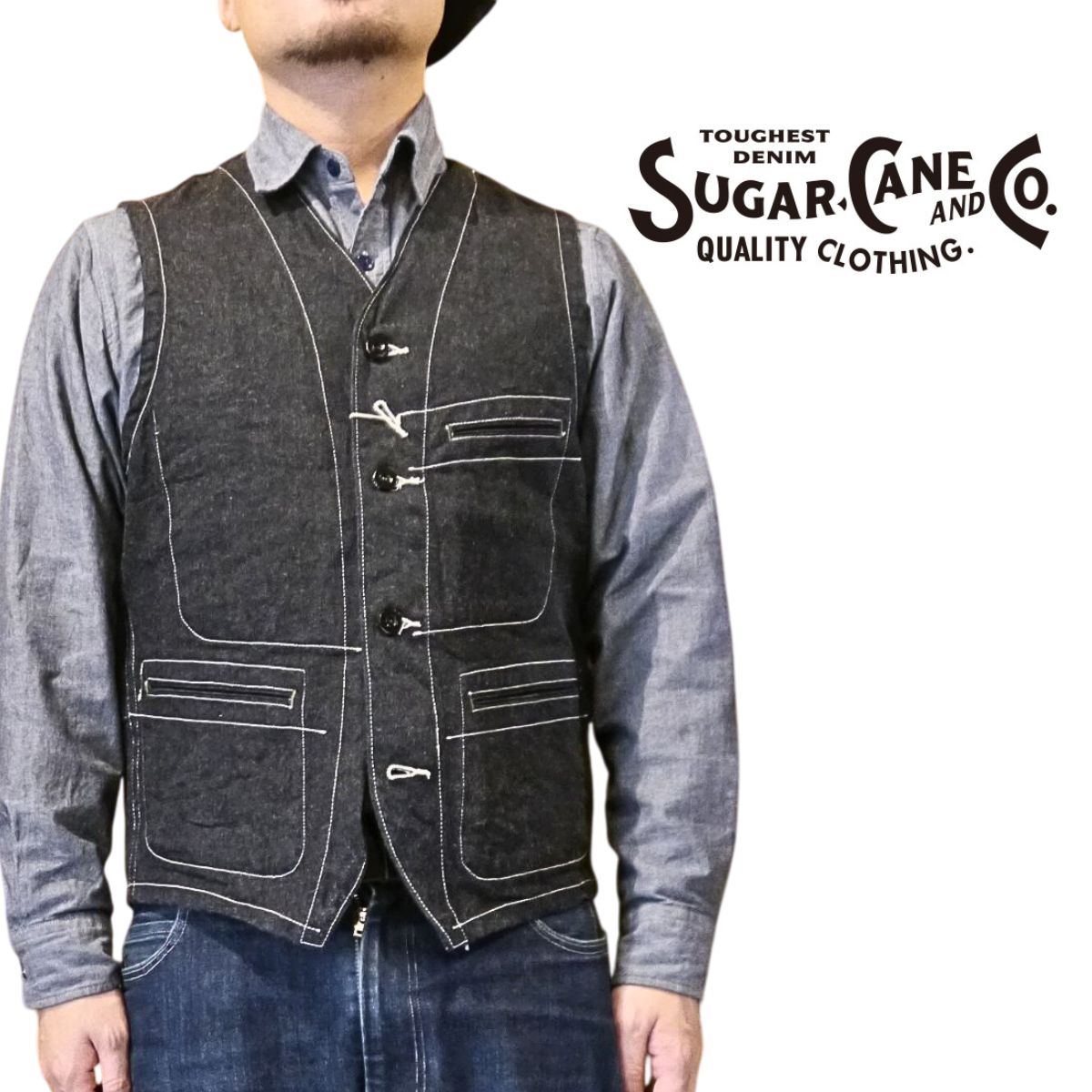 楽天市場】シュガーケーン（ベスト・ジレ｜トップス）：メンズ