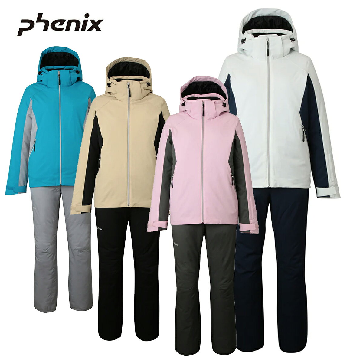 楽天市場】フェニックス スキーウェア レディース 上下セットの通販
