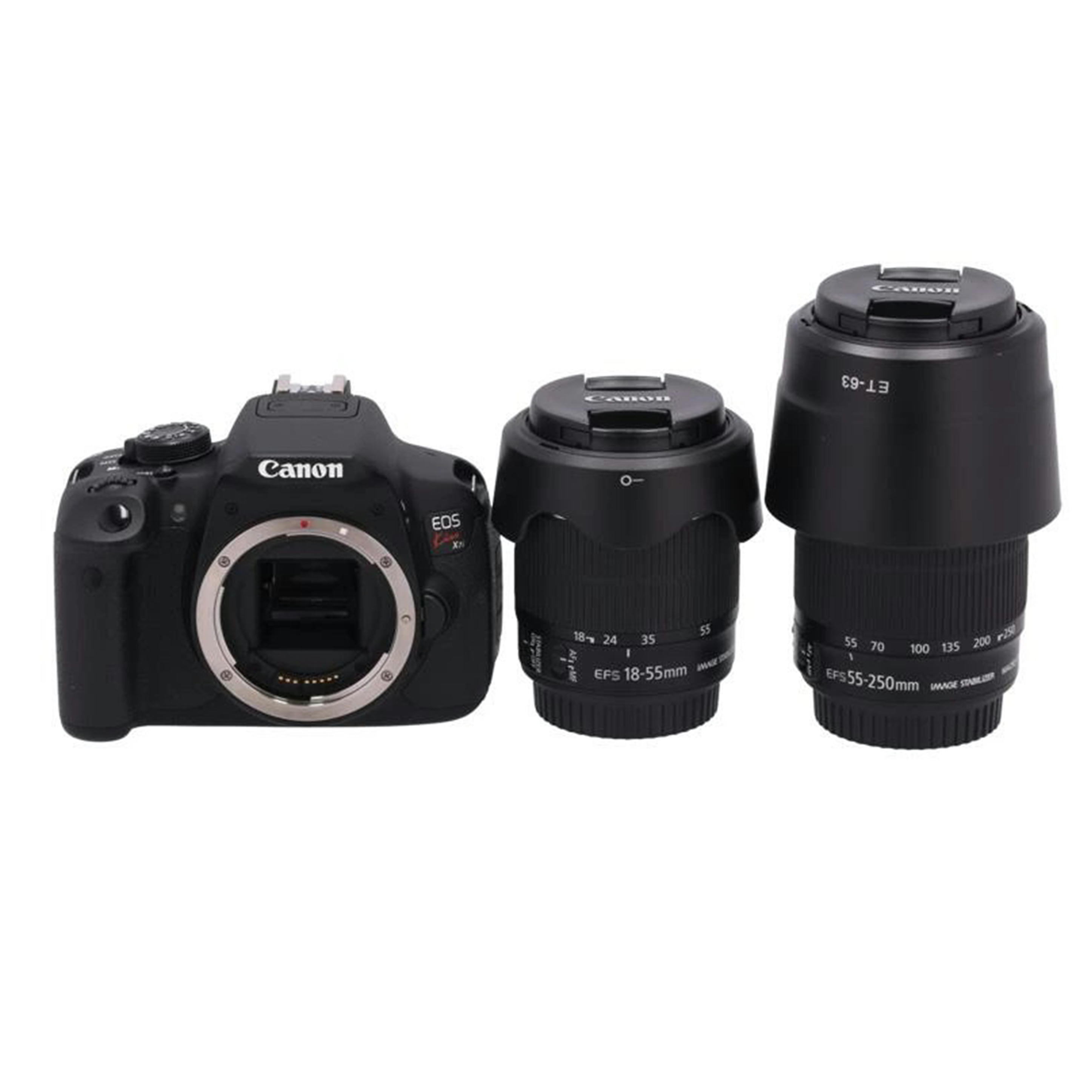 Canon キヤノン EOS kiss x7iダブルズームキット 単焦点レンズ付