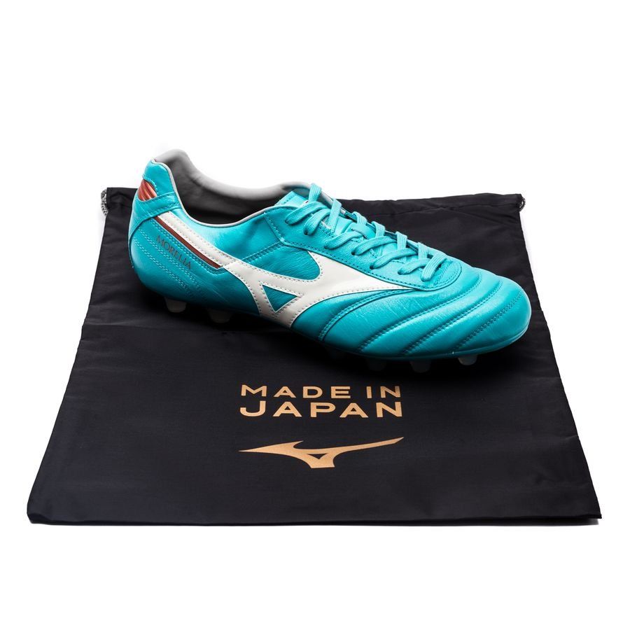 Mizuno Morelia II Made in Japan FG Azure Blue - Blue/White/Copper