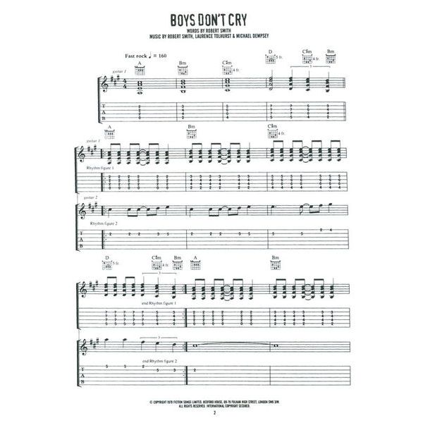 Hal Leonard The Cure Greatest Hits – United States