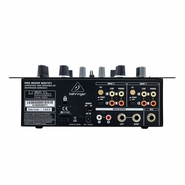Behringer NOX101 DJ-Mixer – Thomann UK