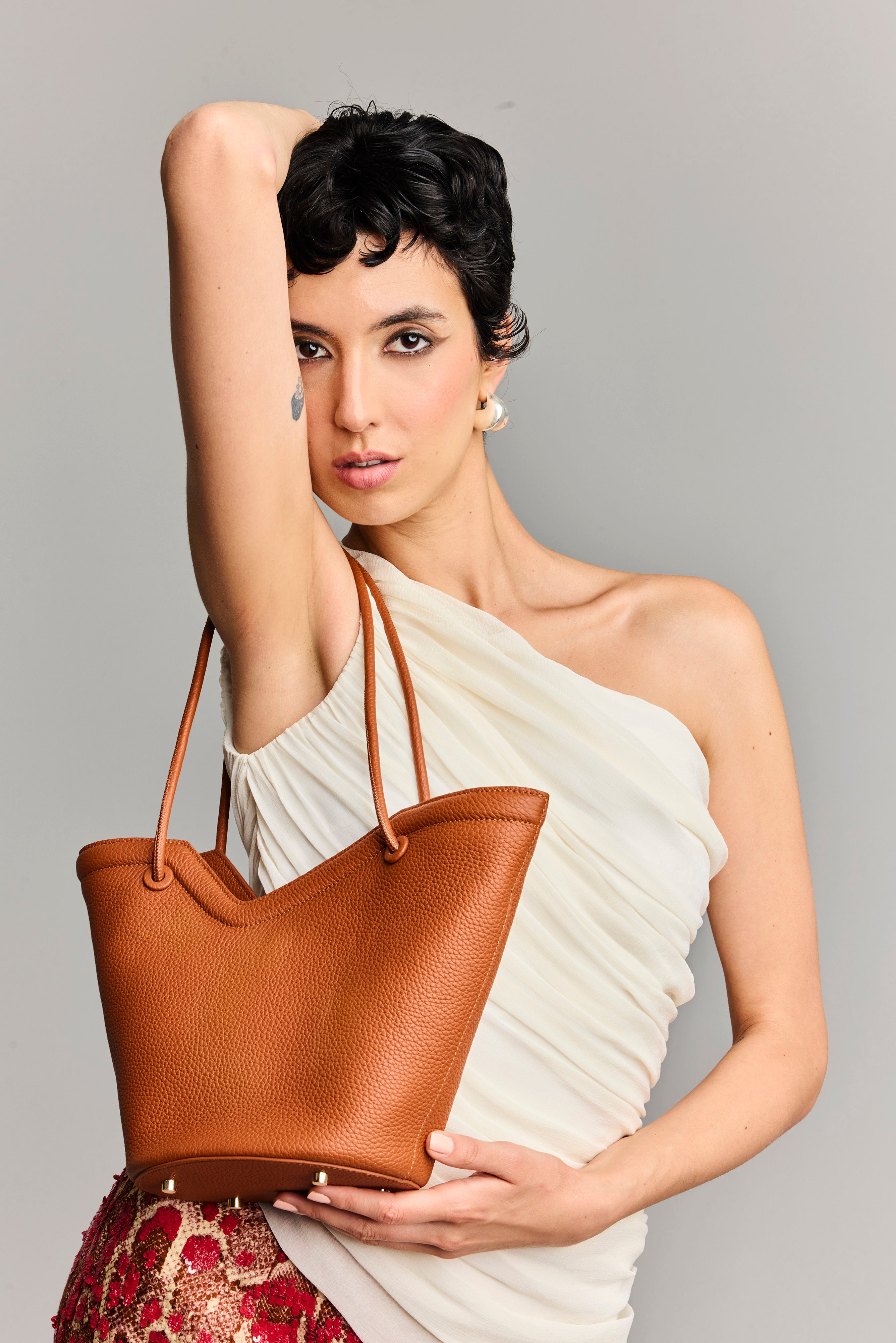 Palma camel tote bag