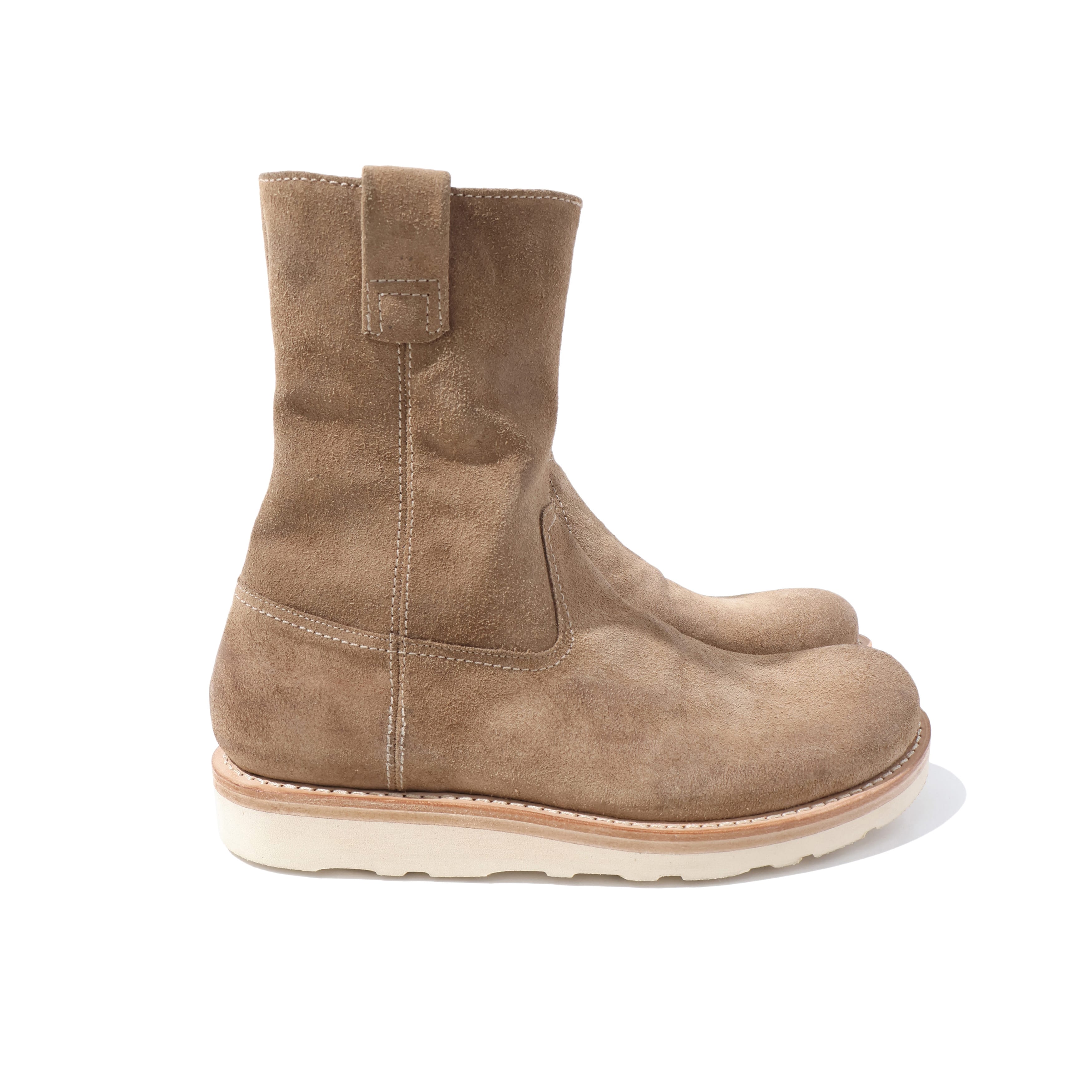 WORKER ZIP UP BOOTS COW LEATHER – TIME AFTER TIME