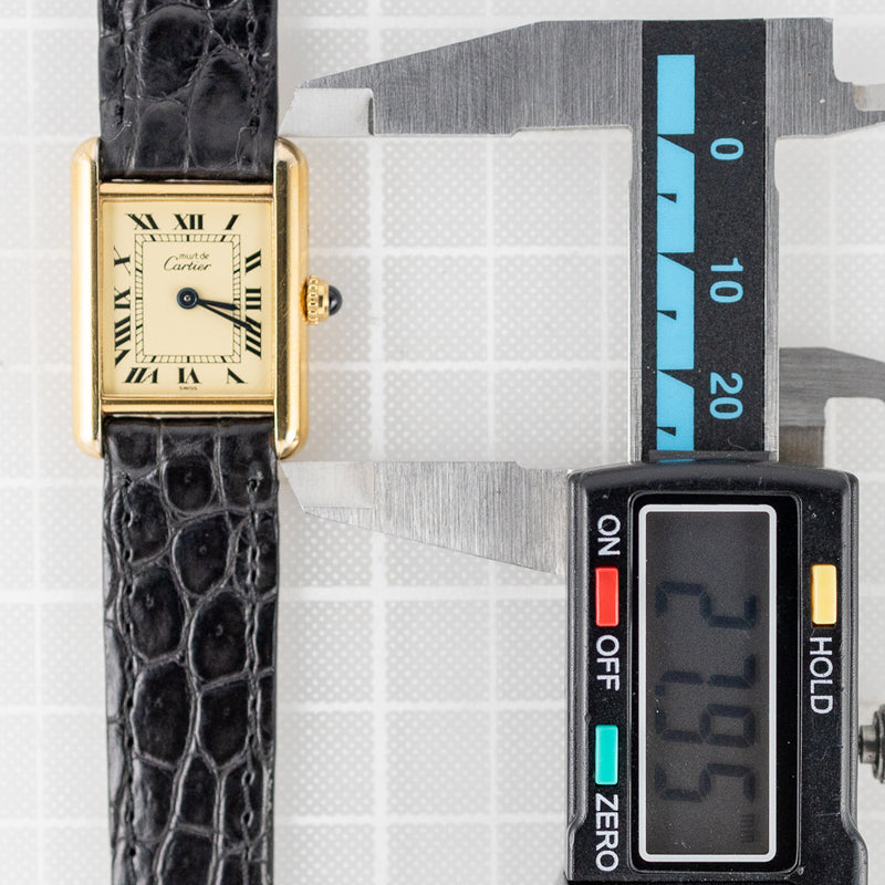 CARTIER SM MUST DE TANK REF.5057001 – TIMEANAGRAM