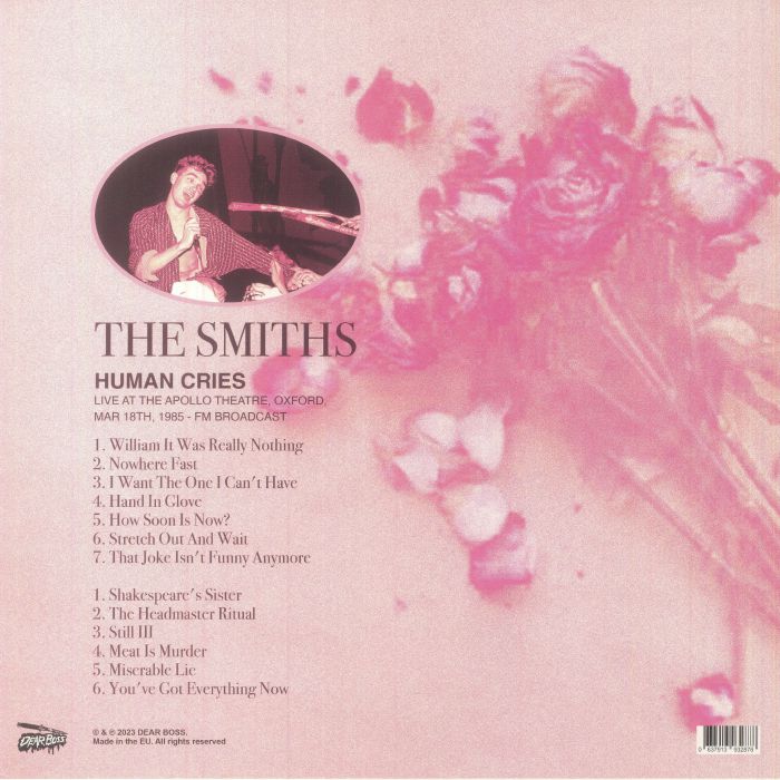 SMITHS, THE (ザ・スミス) - Human Cries: Live In Oxford, 1985 (EU