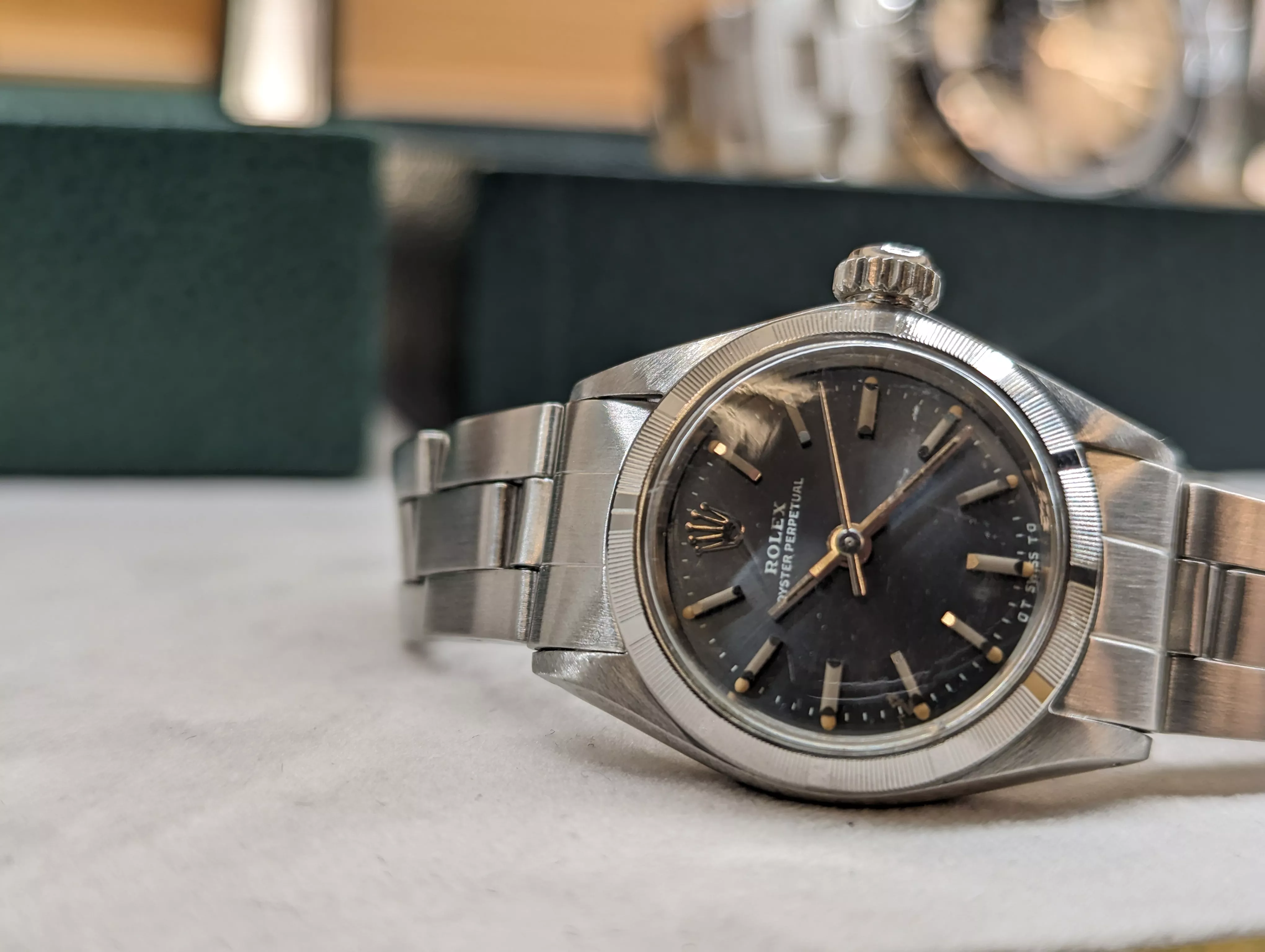 ロレックス オイスター パーペチュアル グレー 6723 (アンティーク