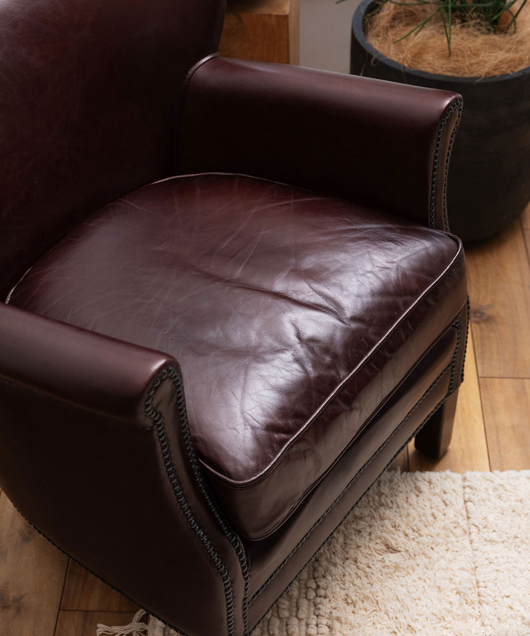 HALO（ハロー）PROFESSOR ARM CHAIR BIKERTAN レザー ソファ 一人掛け